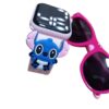 Lilo Stitch Reloginho Mais Oculos De Sol Rosa - Imagem 2